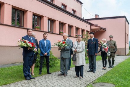 Uroczystość upamiętnienia mjra Adolfa Pilcha